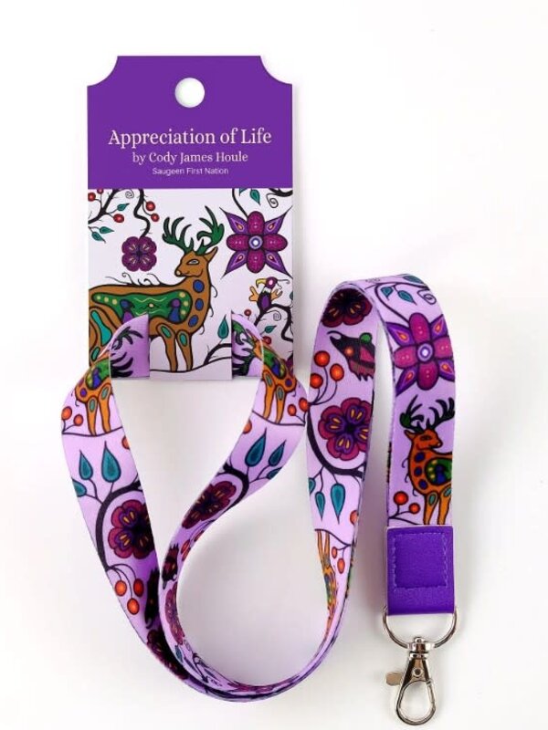 Art Lanyard "Appreciation of Life" by Cody James Houle