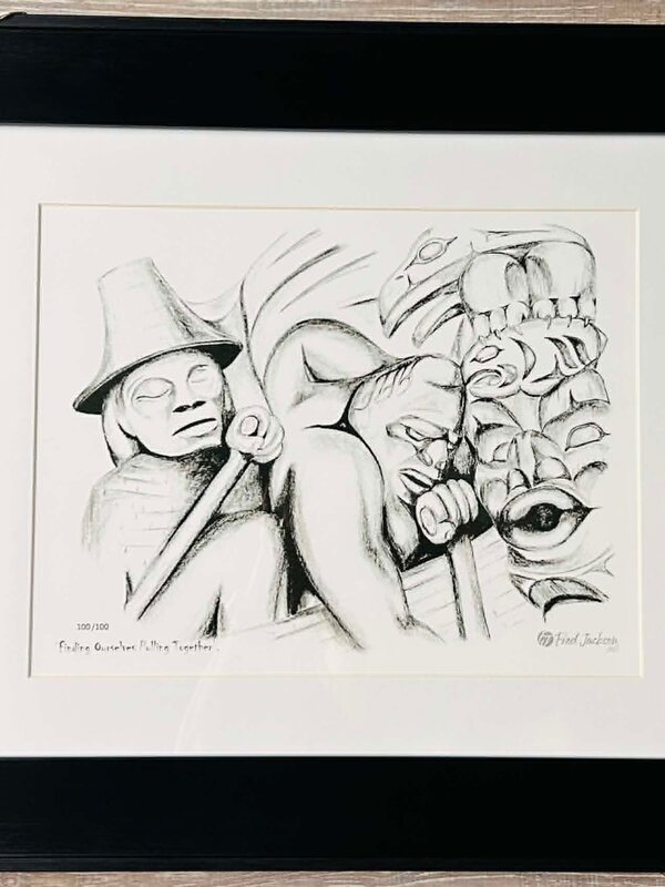 Finding Ourselves Pulling Together Limited Edition Framed Print by Fred Jackson