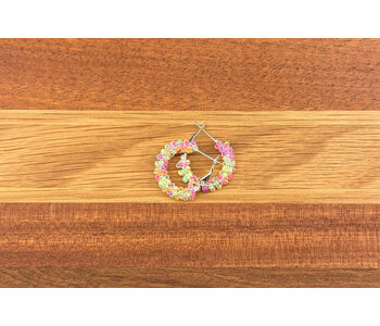 Small Beaded Hoop Earrings By Jenn Carman
