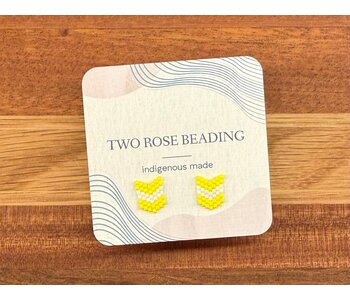 Beaded Stud Earrings by Jenn Carman