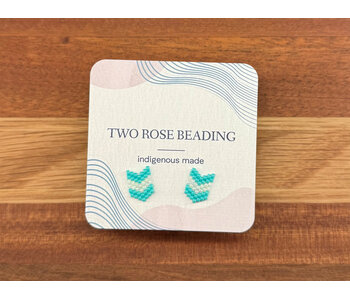 Beaded Stud Earrings by Jenn Carman