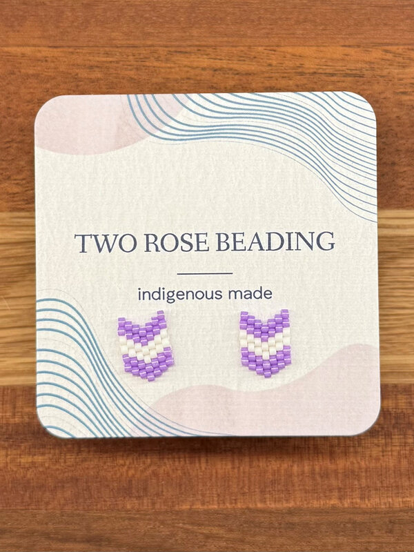 Beaded Stud Earrings by Jenn Carman