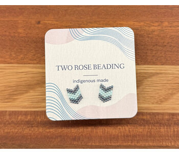 Beaded Stud Earrings by Jenn Carman