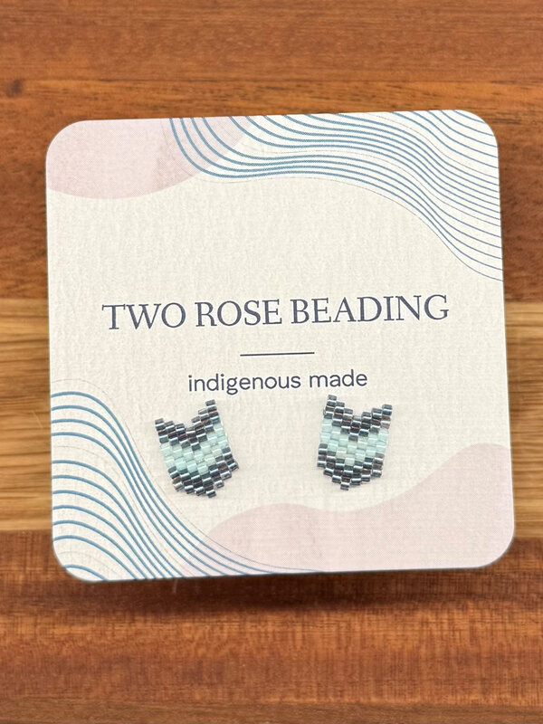 Beaded Stud Earrings by Jenn Carman
