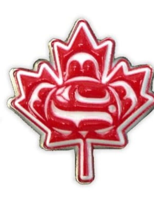 Curtis Wilson Standing Together Leaf Pin