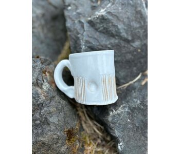 Pottery  6oz mug by Cynthia Robinson