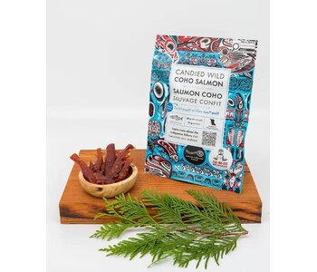 Candied Wild Coho Salmon by Authentic Indigenous Seafood