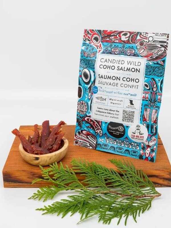 Candied Wild Coho Salmon by Authentic Indigenous Seafood