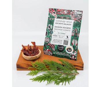 Candied Wild Sockeye Salmon by Authentic Indigenous Seafood