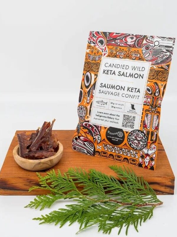 Candied Wild Keta Salmon by Authentic Indigenous Seafood
