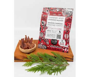 Candied Wild Chinook Salmon  by Authentic Indigenous Seafood