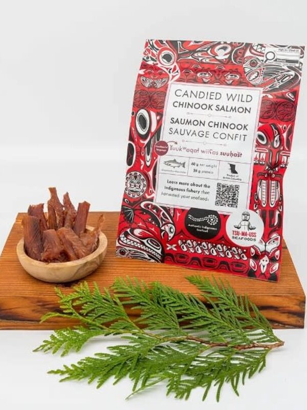 Candied Wild Chinook Salmon  by Authentic Indigenous Seafood
