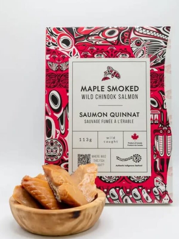 Maple Smoked Wild Chinook Salmon  by Authentic Indigenous Seafood