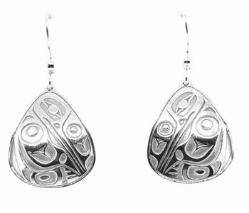 Hand Crafted  19mm Earrings - Hummingbird by Ivan Thomas