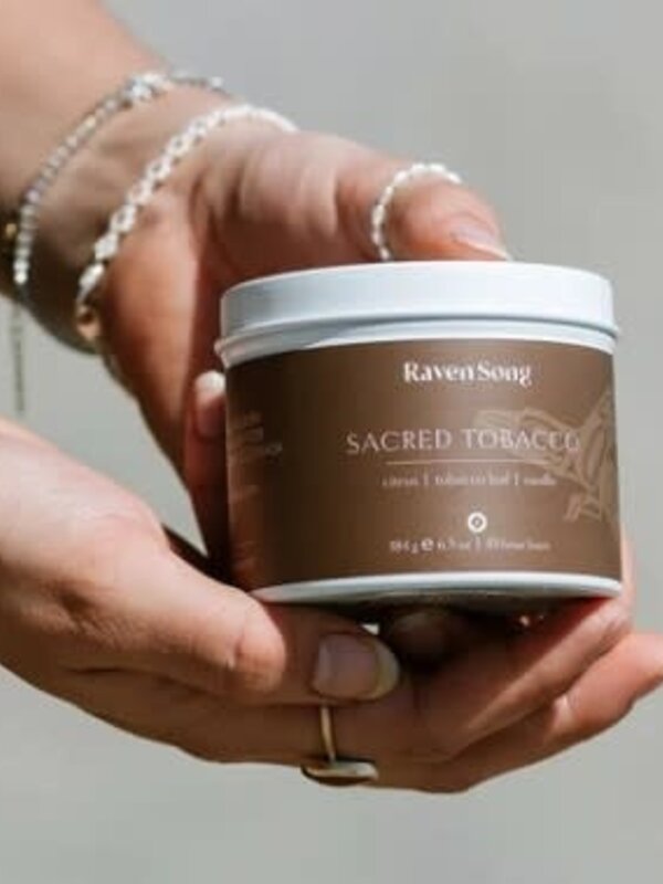 Raven Song Hand Poured Candle - Sacred Tobacco