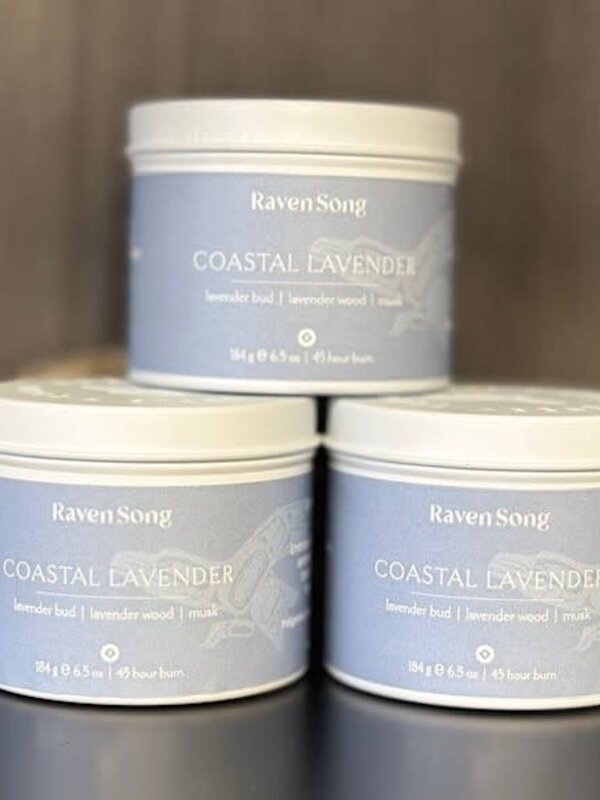 Raven Song Hand Poured Candle - Coastal Lavender