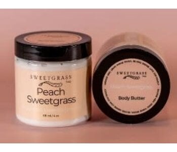 Peach Sweetgrass Body Butter by Sweetgrass Soap