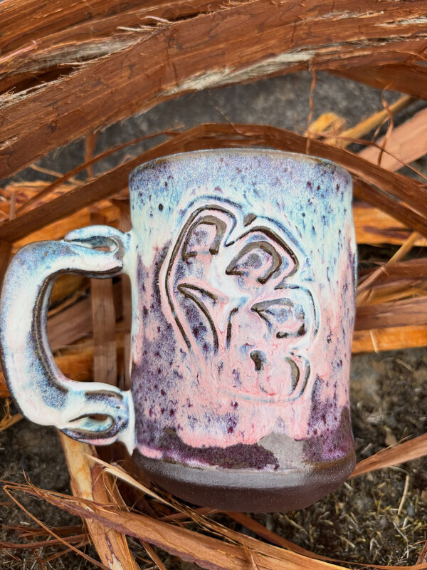 16 oz Hand Crafted Pottery mug by Cynthia Robinson