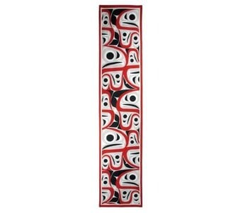 Salmon Table Runner by Jim Charlie