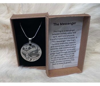 1.25" The Messenger Pendant by Raven Wolden