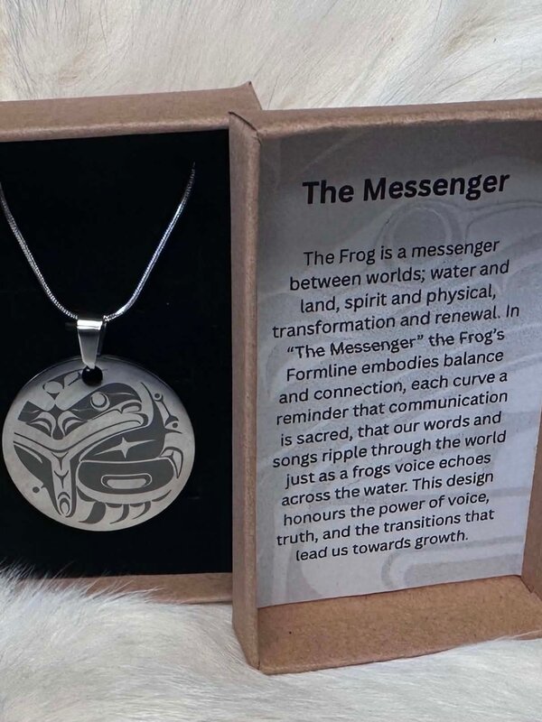 1.25" The Messenger Pendant by Raven Wolden