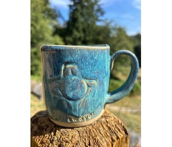 Pottery by Cynthia Robinson - 14 oz Mug with éy swáyel