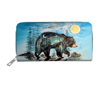 Embossed Wallet - A Bear's Journey by Carla Joseph