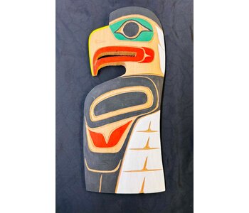 Hand Carved Wall Plaque -Eagle by Eric Baker