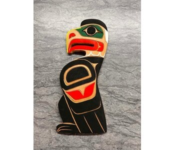 Hand Carved Wall Plaque -Eagle (NW) by Eric Baker