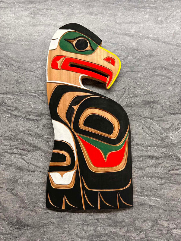 Hand Carved Wall Plaque -Eagle (RW) by Eric Baker