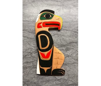 Hand Carved Wall Plaque -Eagle (LW) by Eric Baker