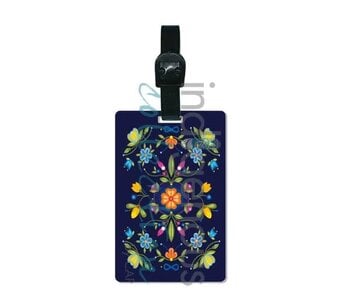 Luggage Tag Amethyst Luggage Tag by Lisa Berry