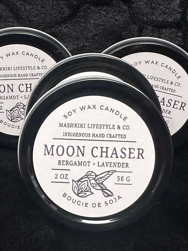 Moon Chaser 2oz Travel  Candle by Mashkiki Lifestyle Co