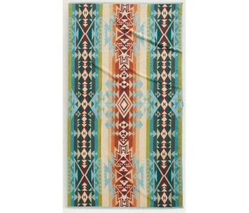 Oversized 40"x70" Spa Towel- Highland Peak Aqua by Pendleton