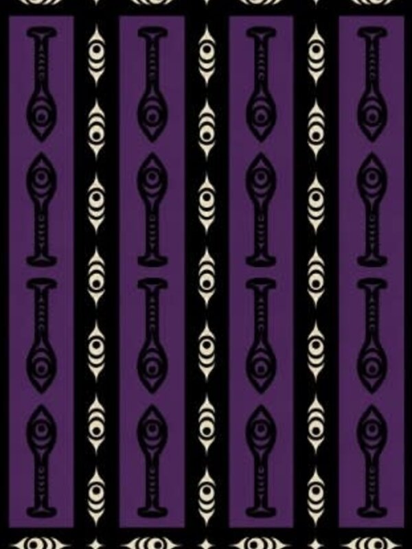 Fleece Blanket by Sacred Journey Purple  by Melaney Gleeson Lyall (Point)