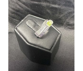 Silver Cast Ring Feather s6 by Jadeon Rathgeber