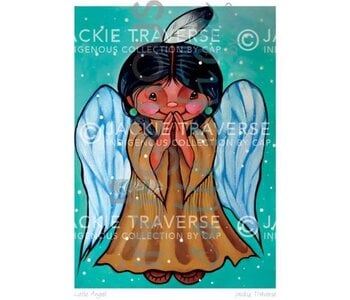 Little Angel Art Card 5x7 by Jackie Traverse