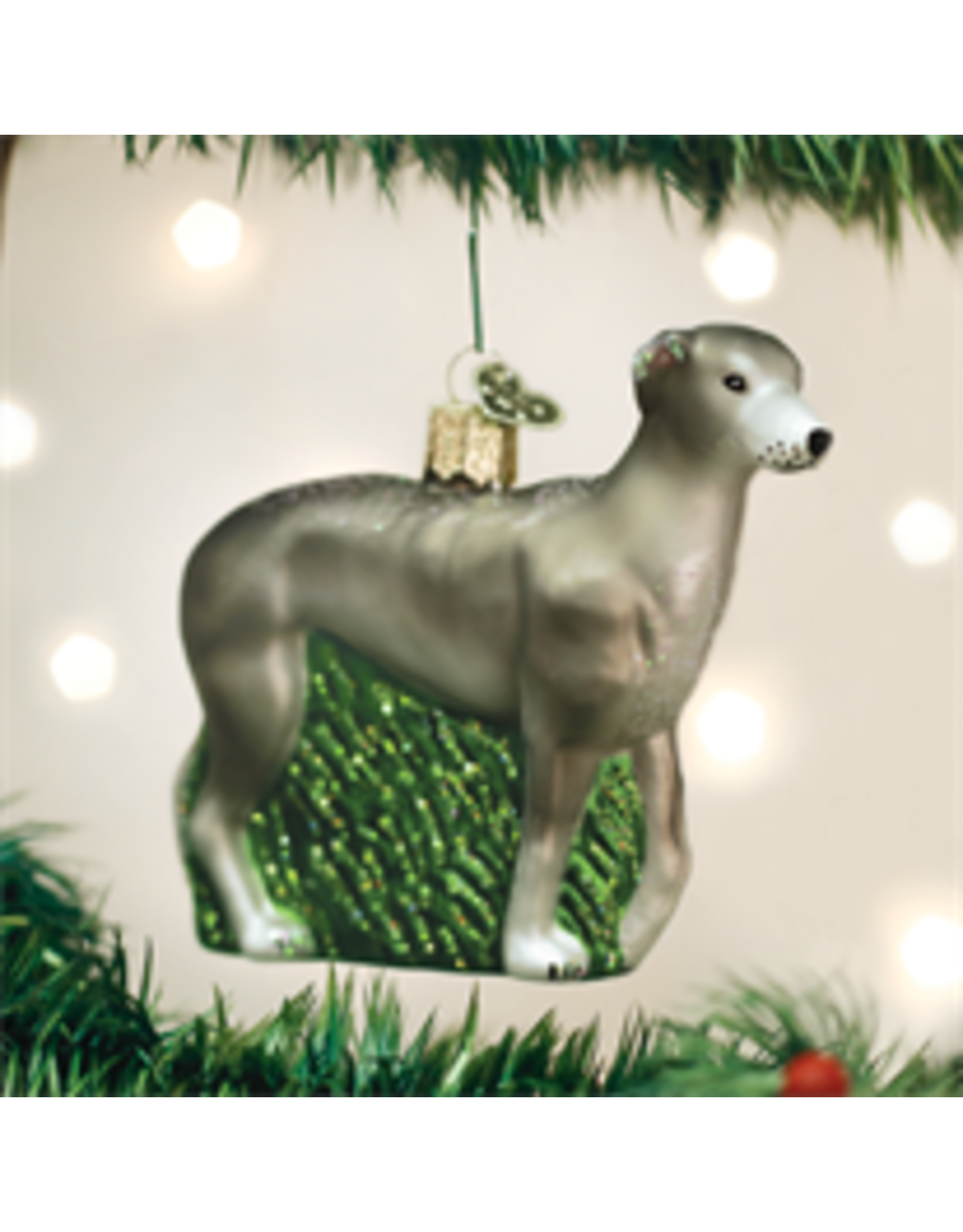 Old World Christmas Greyhound Ornament