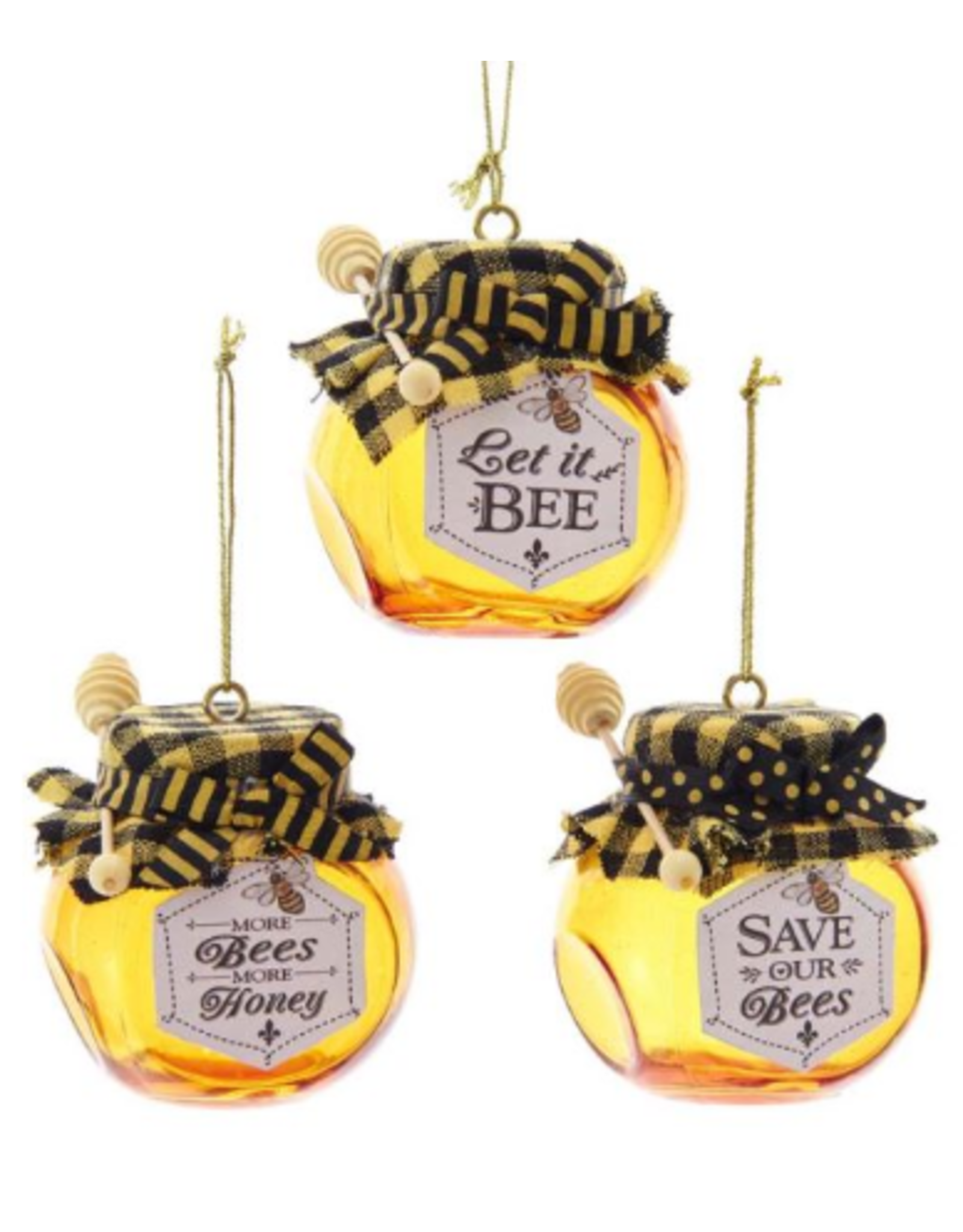 Glass Honey Jar Ornament The Christmas Shoppe The Christmas Shoppe