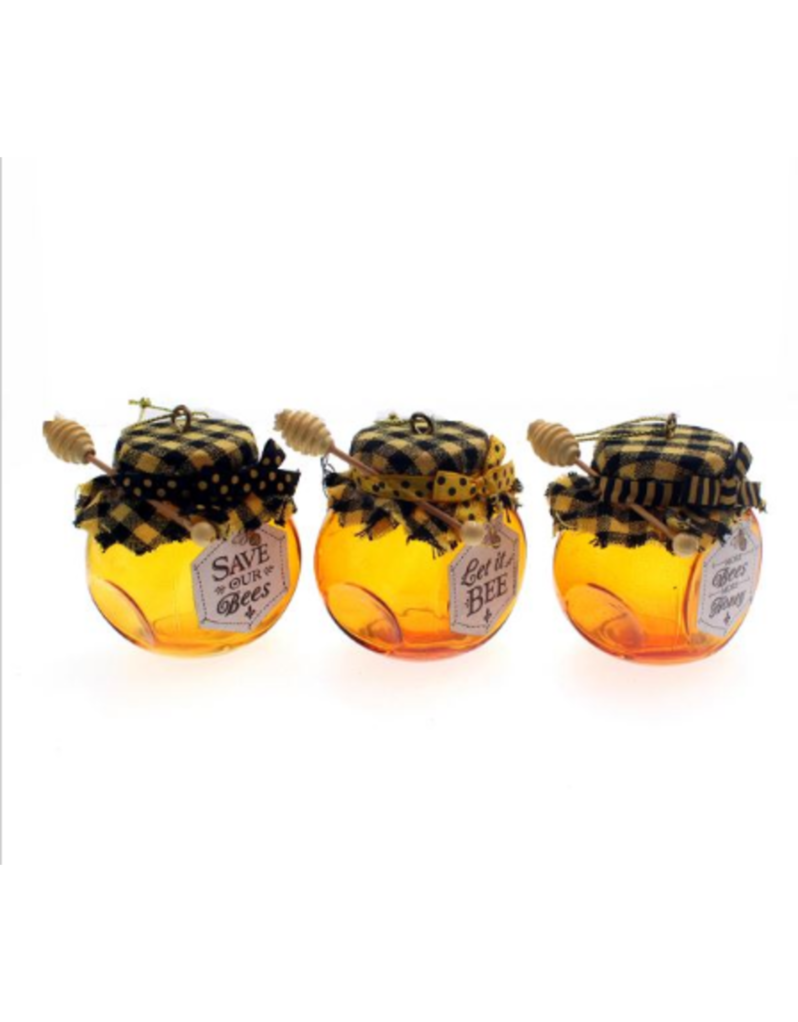 Glass Honey Jar Ornament The Christmas Shoppe The Christmas Shoppe