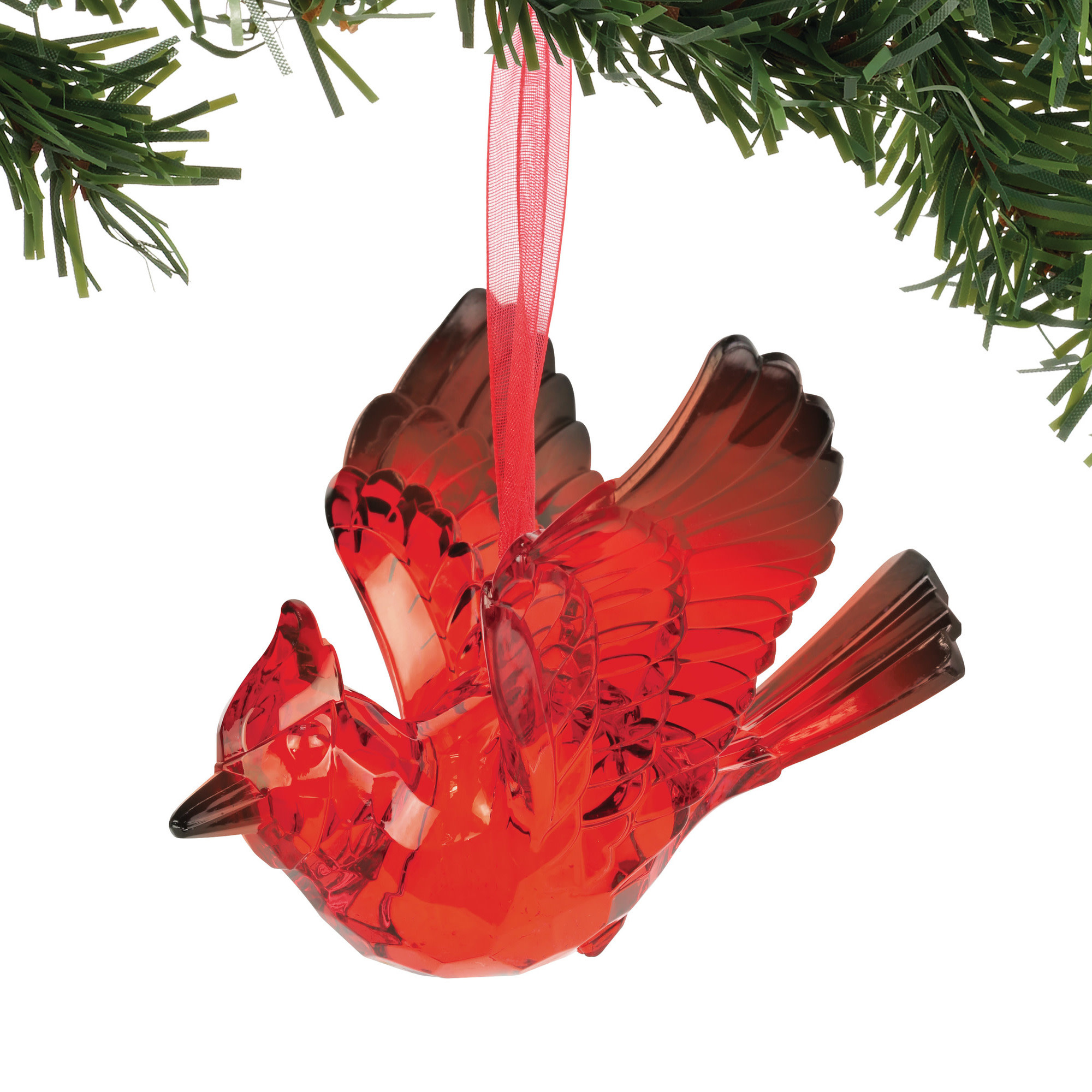 Acrylic Always Near Cardinal Christmas Ornaments - Decorator's Warehouse