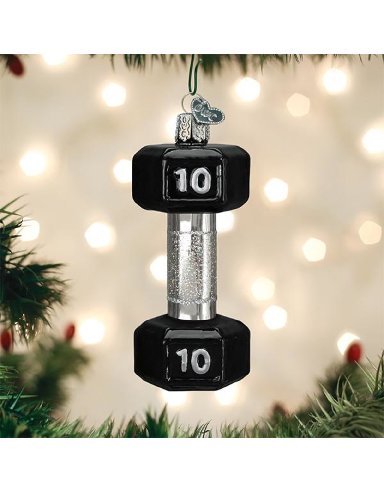 Old World Christmas Dumbbell Ornament