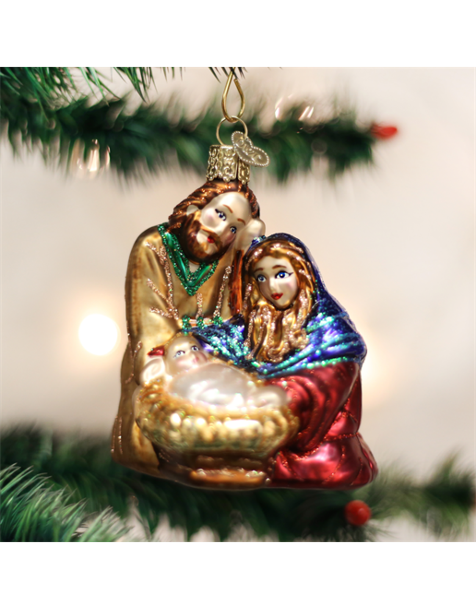 Old World Christmas Holy Family Ornament