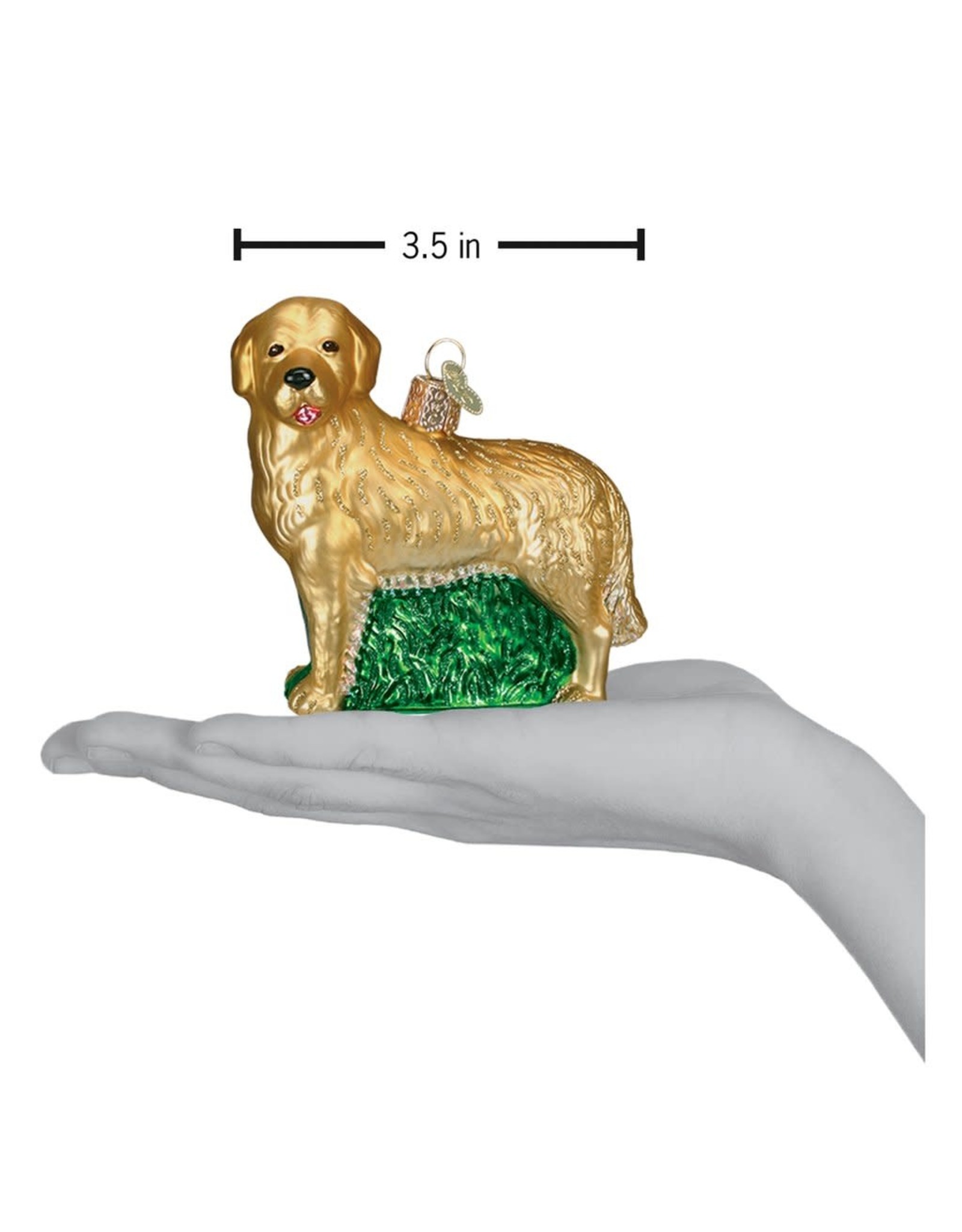 Old World Christmas Golden Retriever Ornament