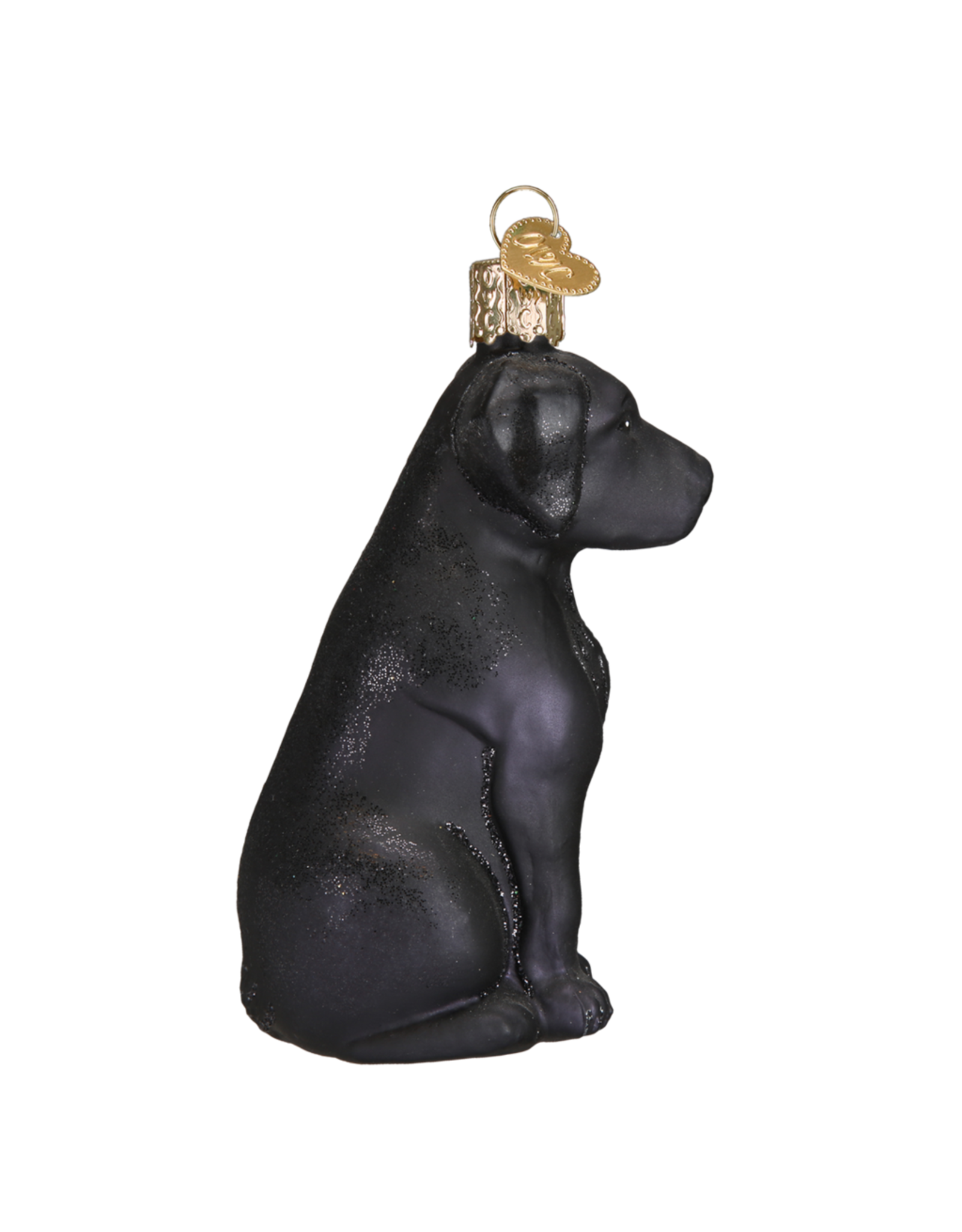 Old World Christmas Black Labrador Ornament