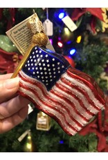 Old World Christmas Star-spangled Banner Ornament