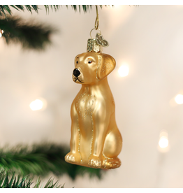 Old World Christmas Yellow Lab Ornament