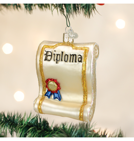 Old World Christmas Diploma Ornament