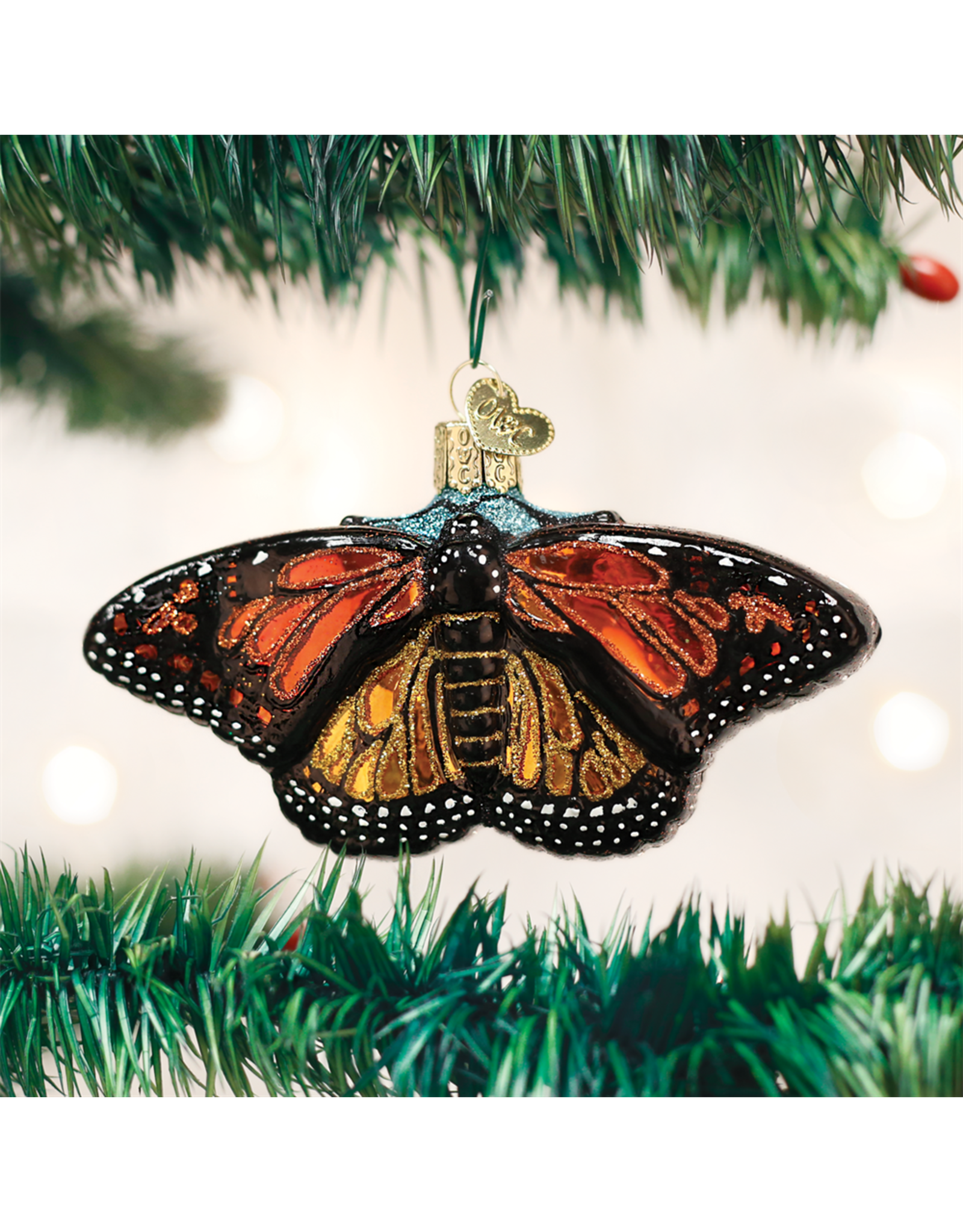 Old World Christmas Monarch Butterfly Ornament