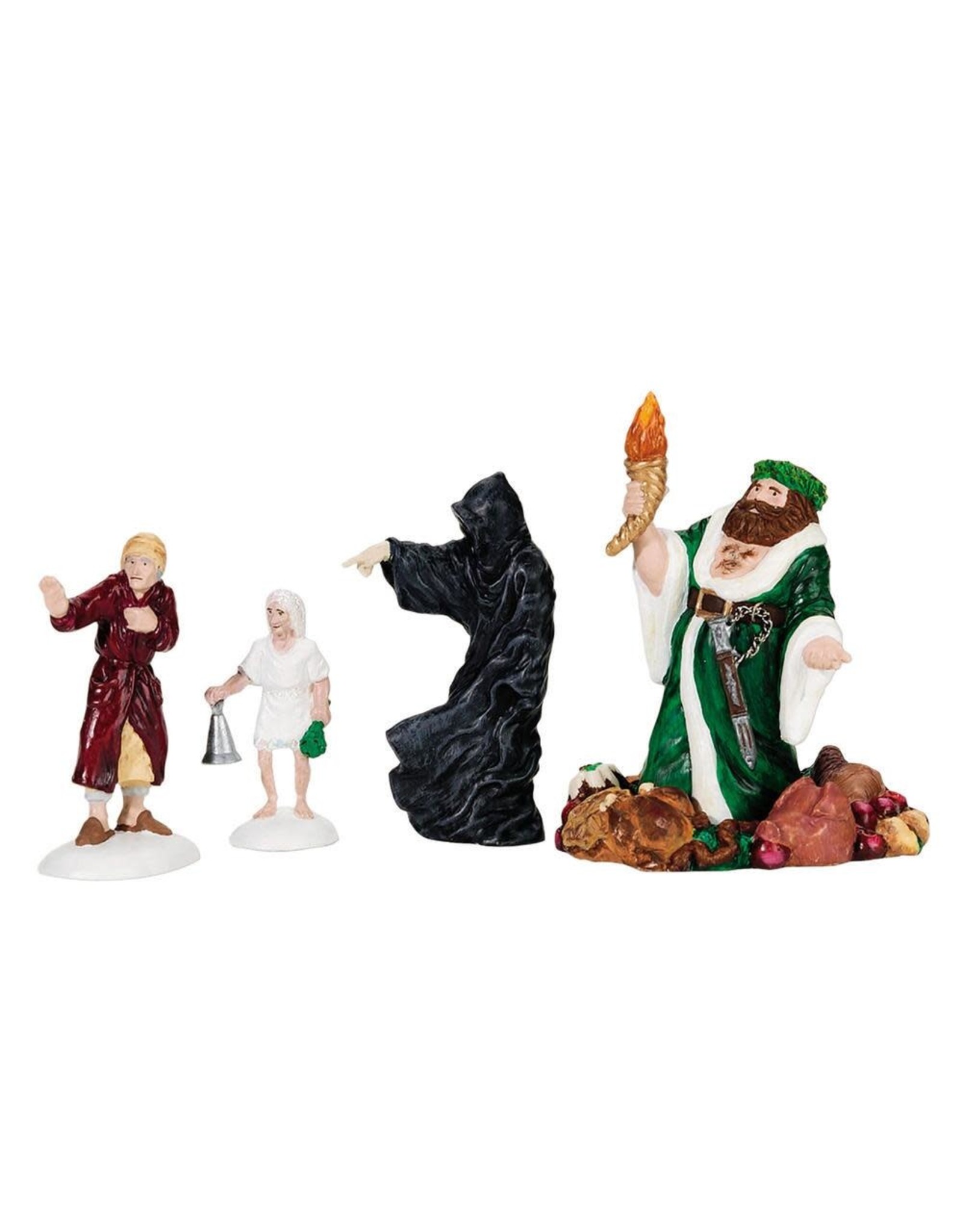 Department 56 A Christmas Carol Visit (Set of 4)